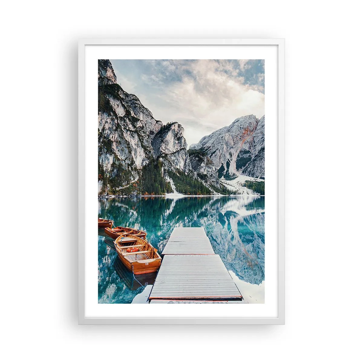 Poster in cornice bianca - Ti mostriamo la bellezza - 50x70 cm