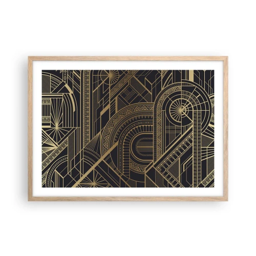 Poster in cornice rovere chiaro - Concetti, idee, progetti - 70x50 cm