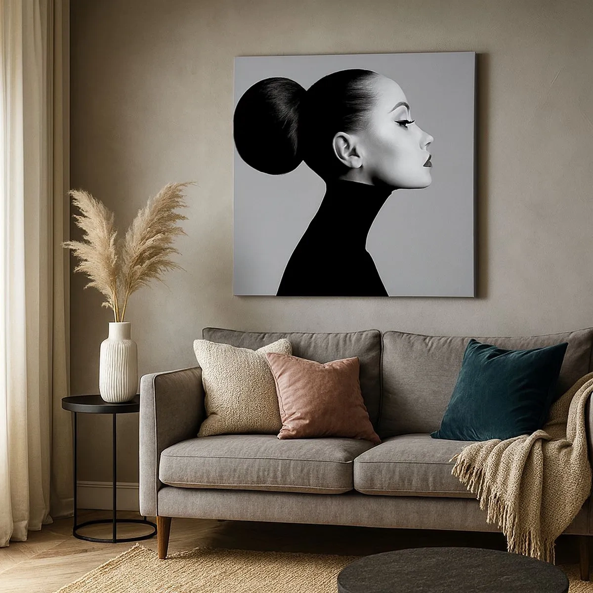 Quadro su tela - Stampe su Tela - La Nefertiti di oggi - 30x30 cm