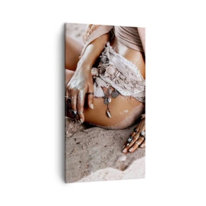 Quadro su tela - Stampe su Tela - Gettata dalle onde? - 45x80 cm