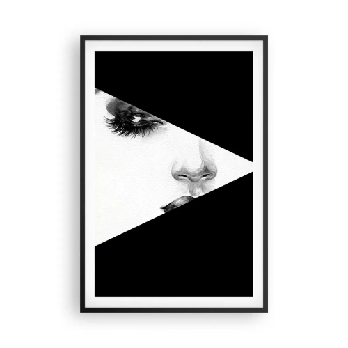 Poster in cornice nera - Sempre da scoprire - 61x91 cm