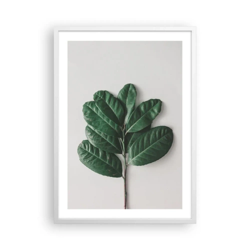 Poster in cornice bianca - Il disegno della natura stessa - 50x70 cm