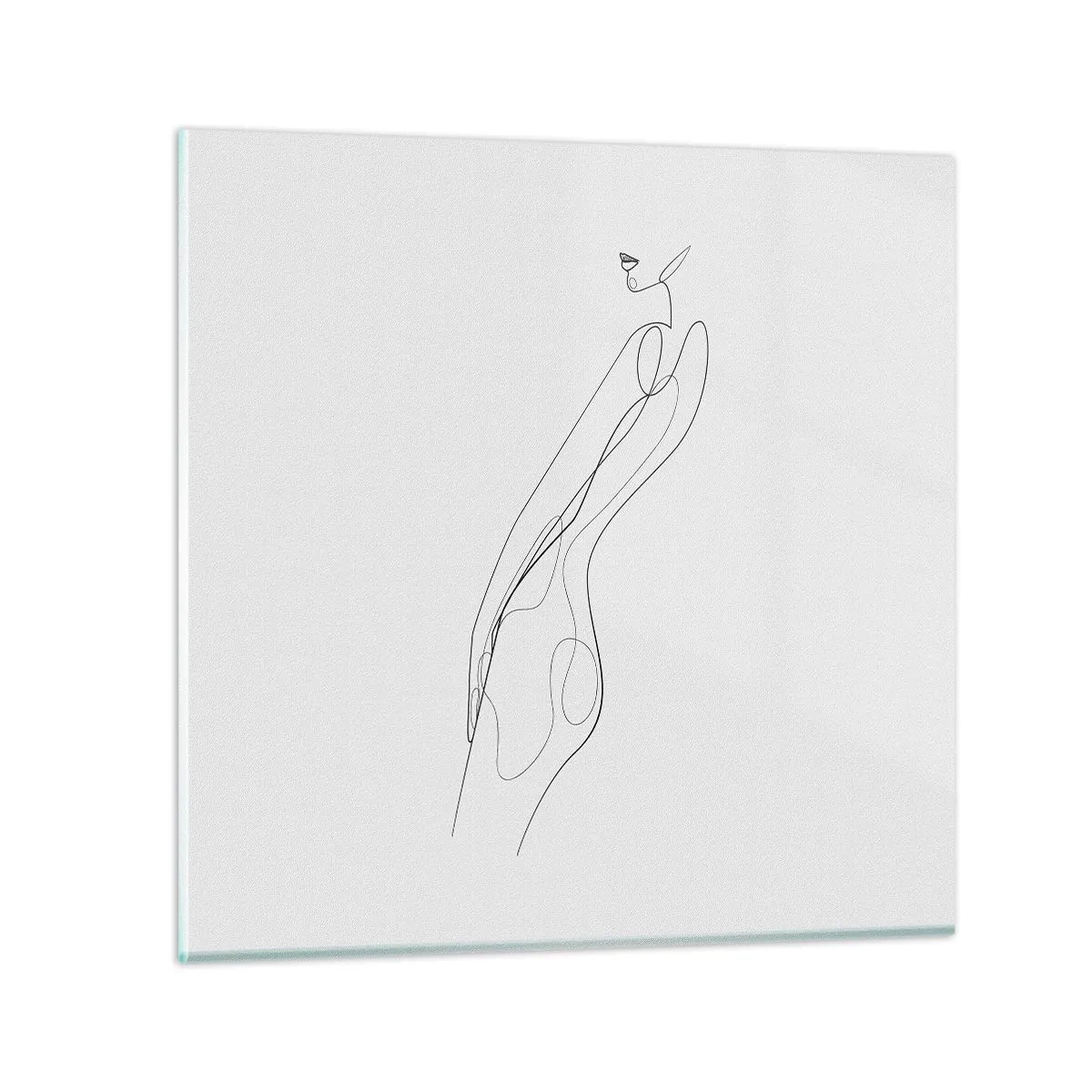 Quadro su vetro - Appena una promessa - 50x50 cm