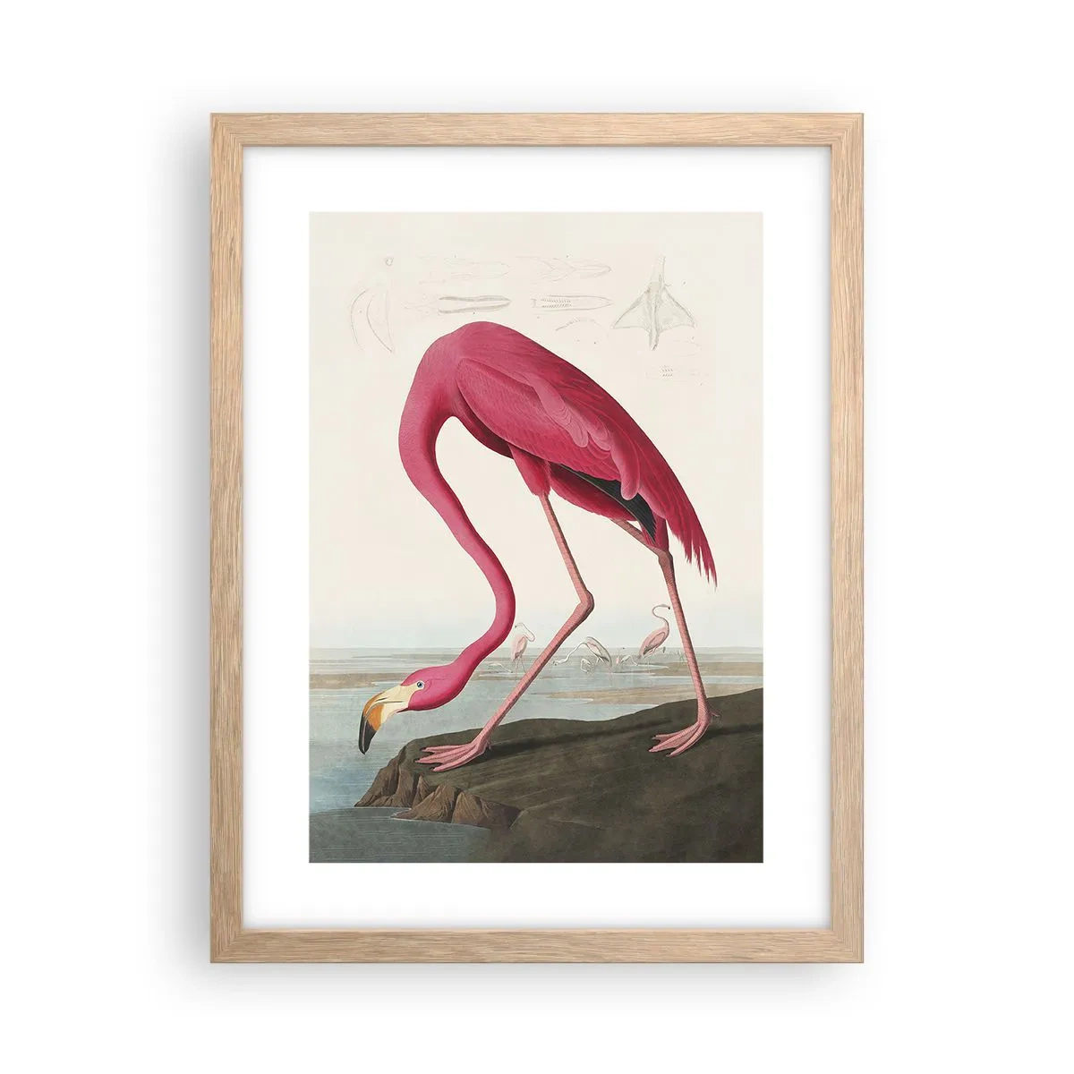 Poster in cornice rovere chiaro - Creazione affascinante - 30x40 cm