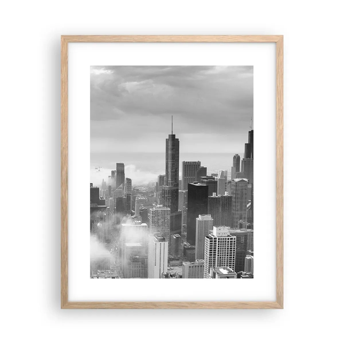 Poster in cornice rovere chiaro - Paesaggio americano - 40x50 cm