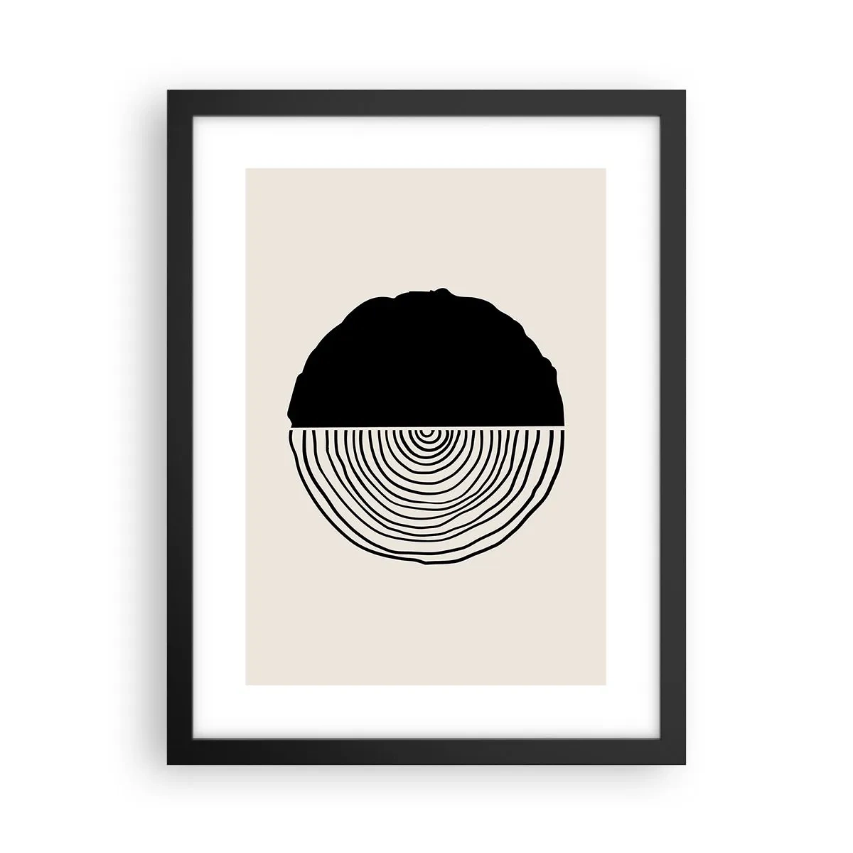 Poster in cornice nera - A metà - 30x40 cm