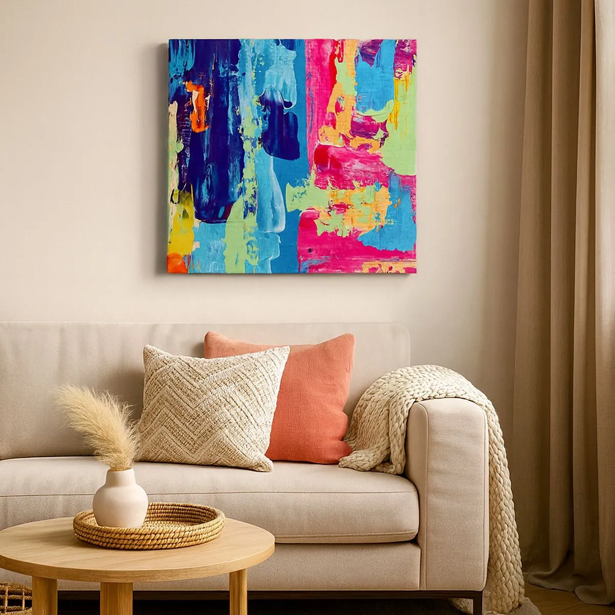 Quadro su tela - Stampe su Tela - La vita è bella! - 30x30 cm