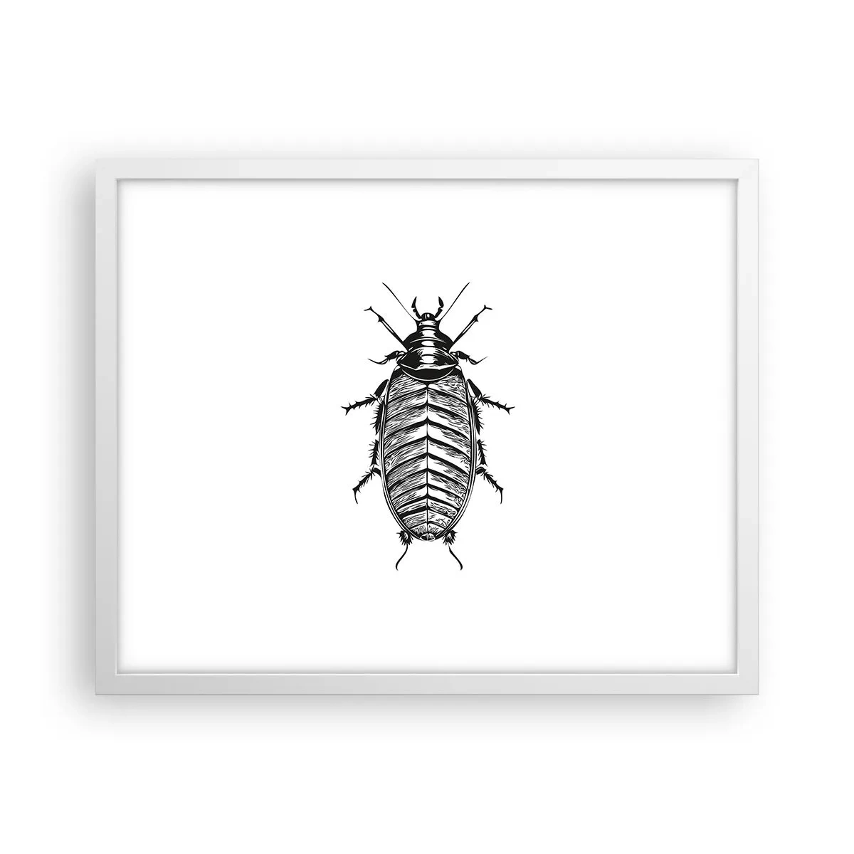 Poster in cornice bianca - Che esemplare! - 50x40 cm