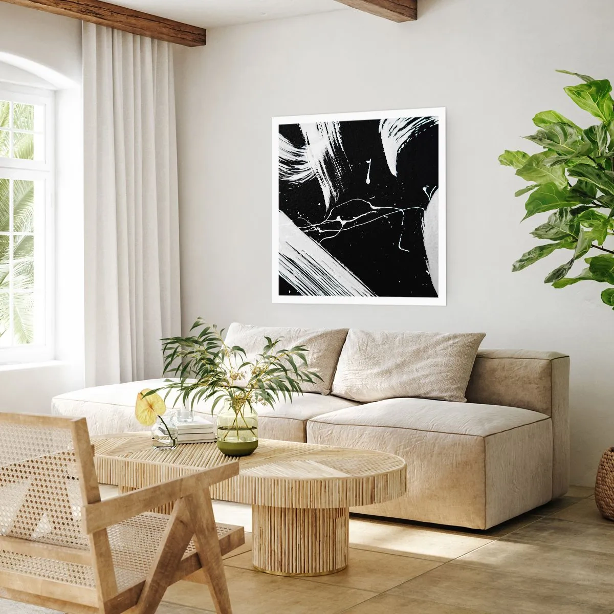 Poster - Spezzando l'oscurità - 40x40 cm