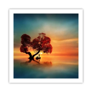 Poster - Gli esiliati e il silenzio fuori dal mondo - 60x60 cm