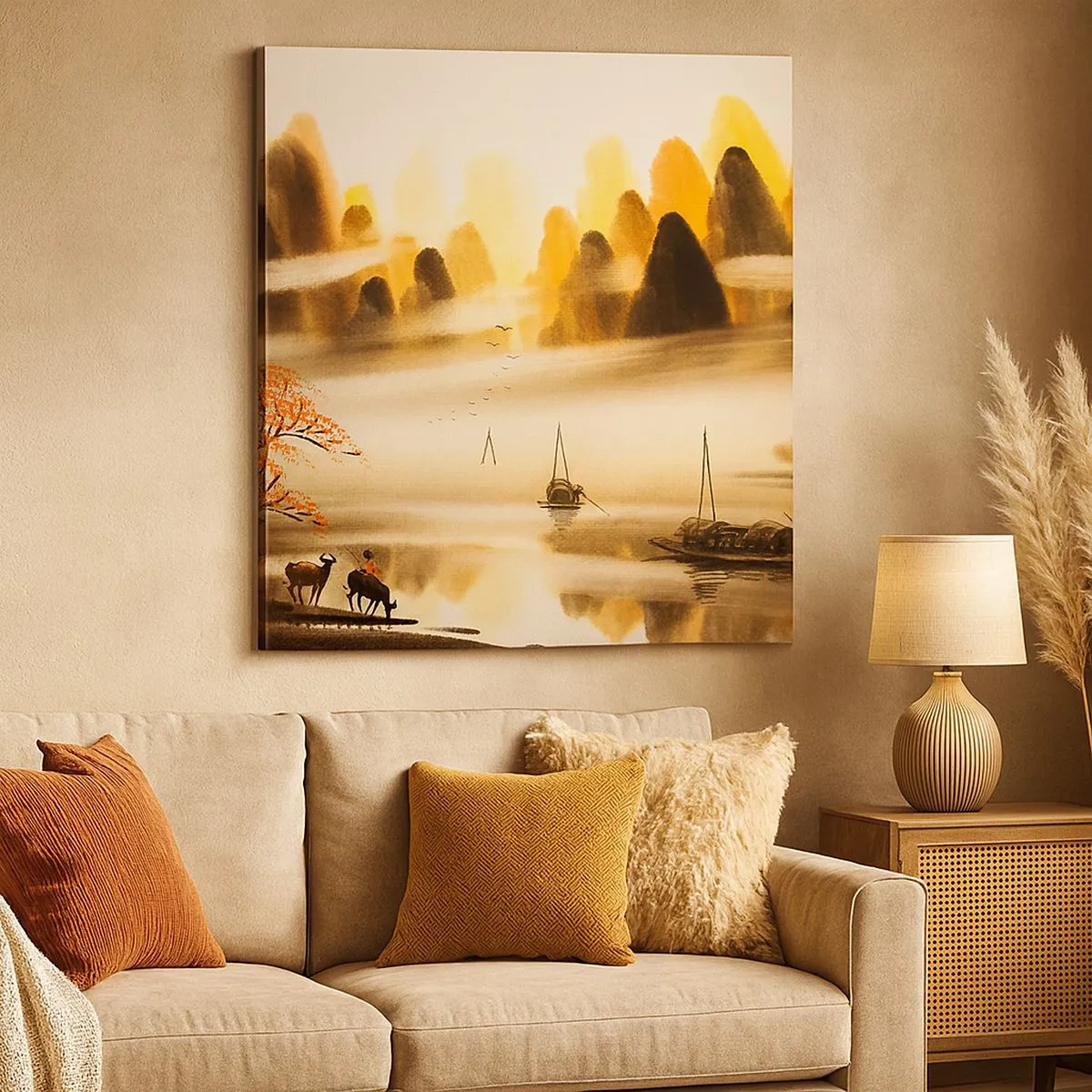 Quadro su tela - Stampe su Tela - Oltre l'Estremo Oriente - 30x30 cm