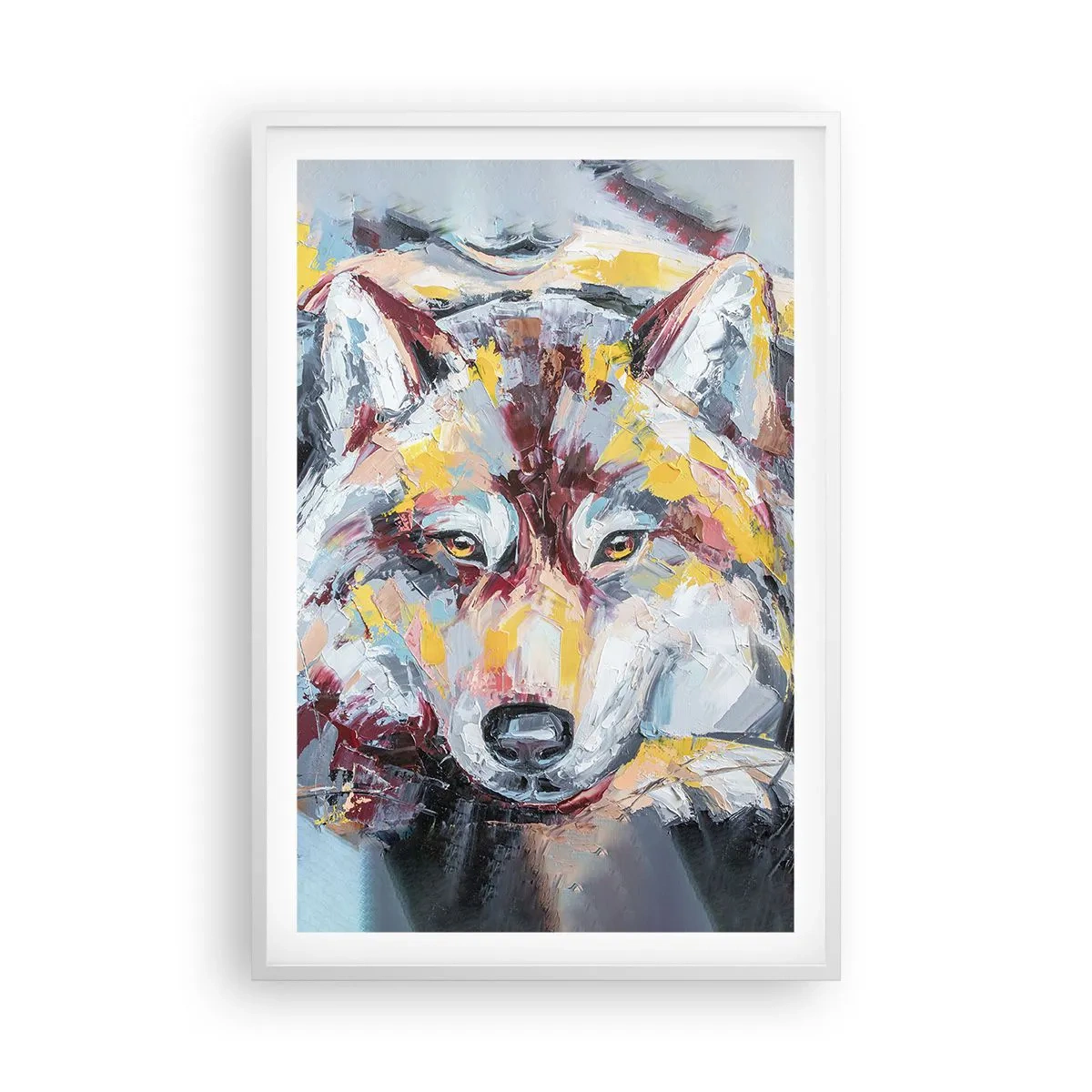 Poster in cornice bianca - Pace tra i suoi - 61x91 cm