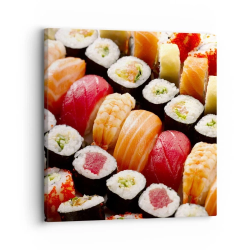 Quadro su tela - Stampe su Tela - Colori e sapori dell'Asia - 30x30 cm