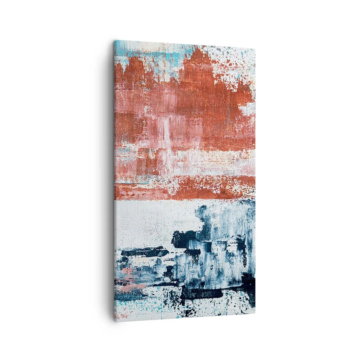 Quadro su tela - Stampe su Tela - Astratto in due metà - 45x80 cm