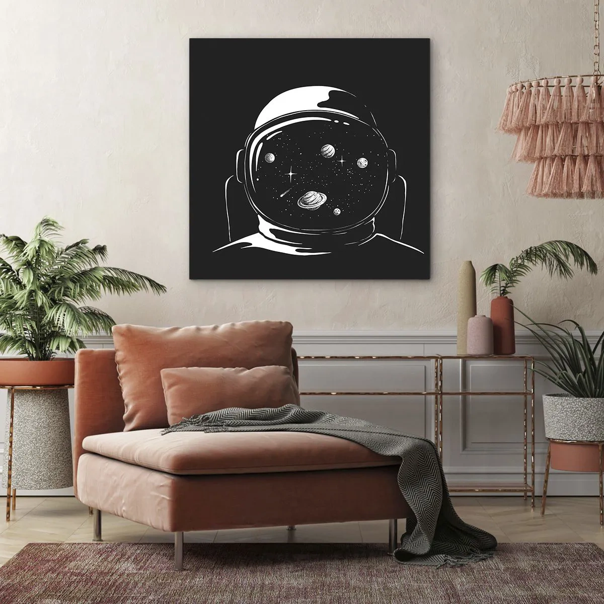 Quadro su tela - Stampe su Tela - Panorama niente male - 30x30 cm