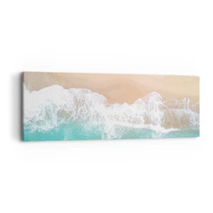 Quadro su tela - Stampe su Tela - Un tocco carezzevole - 90x30 cm