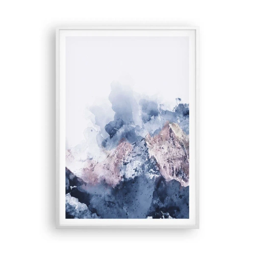 Poster in cornice bianca - Queste si che sono cime! - 70x100 cm