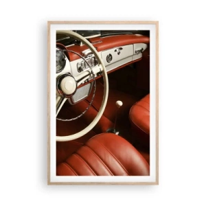 Poster in cornice rovere chiaro - Lusso in stile vintage - 61x91 cm