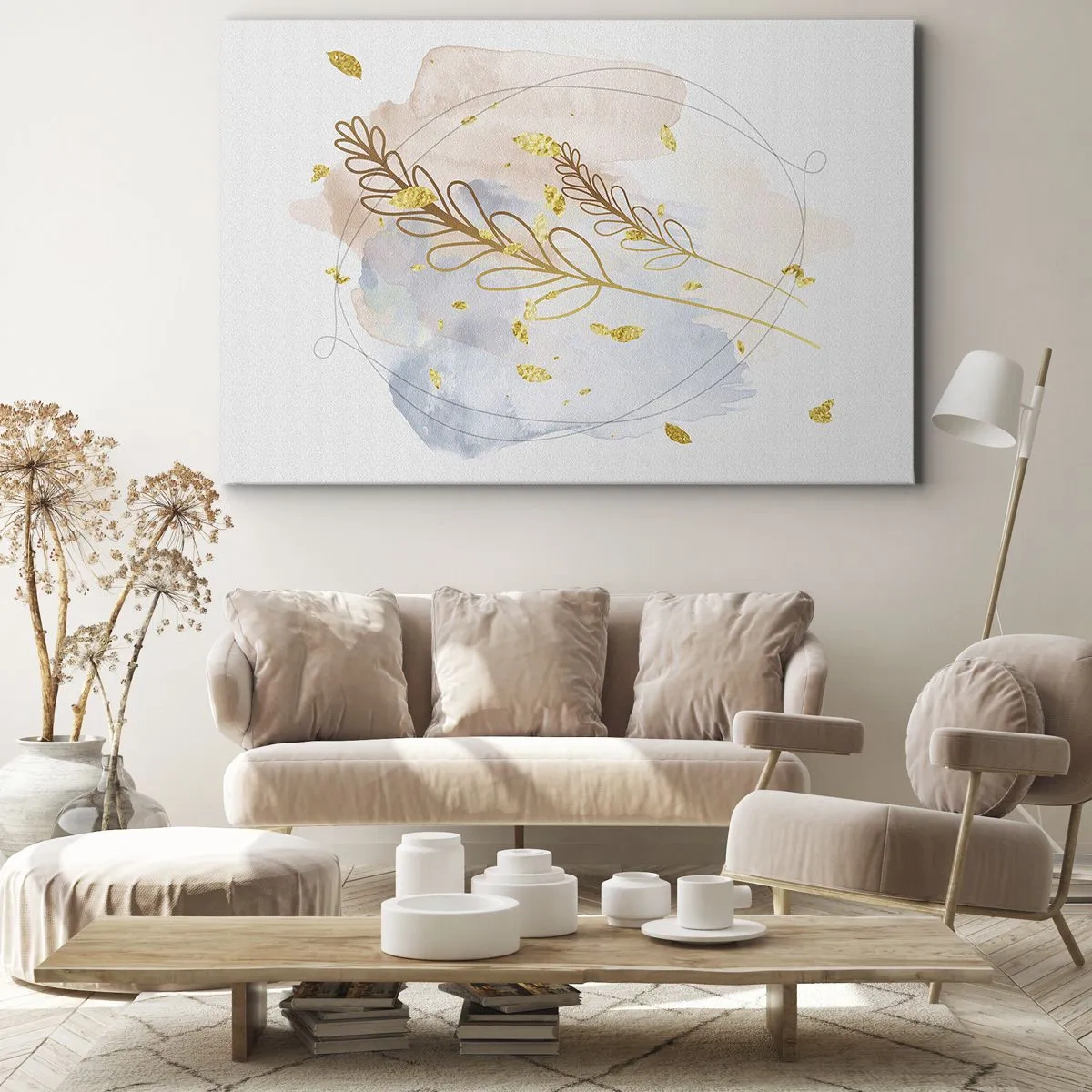 Quadro su tela - Stampe su Tela - Soffio d'oro - 70x50 cm