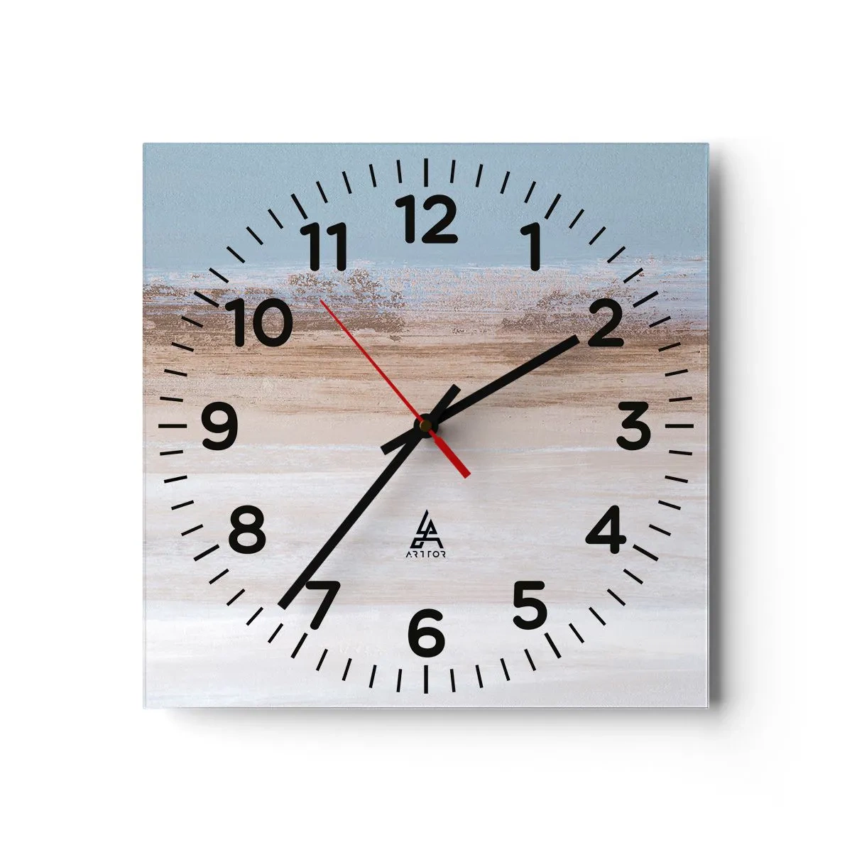 Orologio da parete - Orologio in Vetro - Paesaggio incerto - 40x40 cm