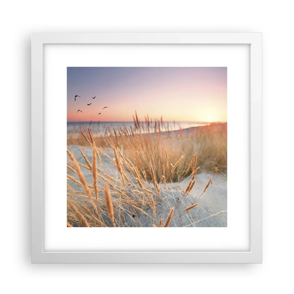 Poster in cornice bianca - Ninna nanna baltica - 30x30 cm