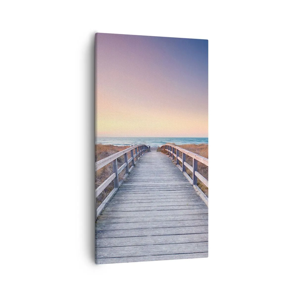 Quadro su tela - Stampe su Tela - Aurora serale baltica - 55x100 cm