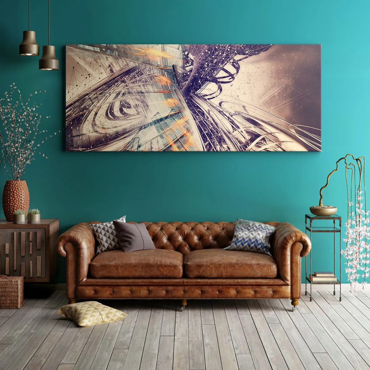 Quadro su tela - Stampe su Tela - A gran velocità - 90x30 cm