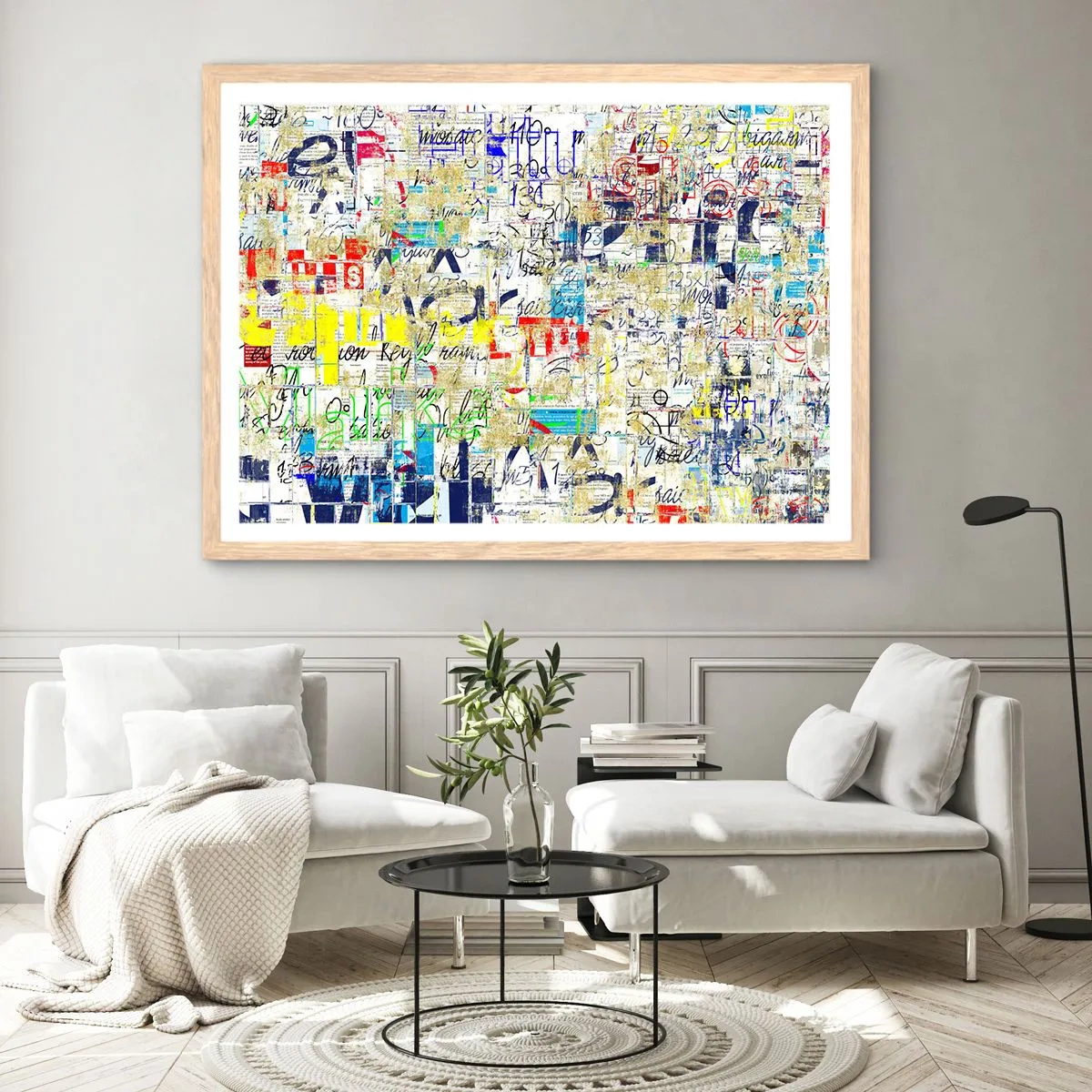 Poster in cornice rovere chiaro - Semplicemente bello da vedere - 70x50 cm