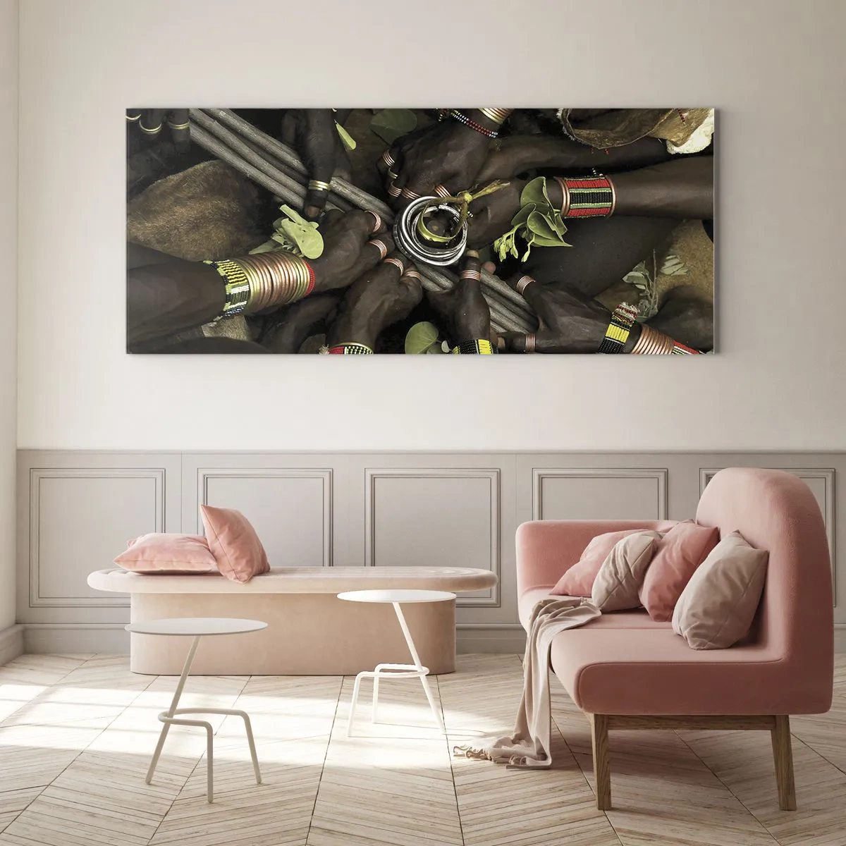 Quadro su vetro - Siamo insieme - 100x40 cm