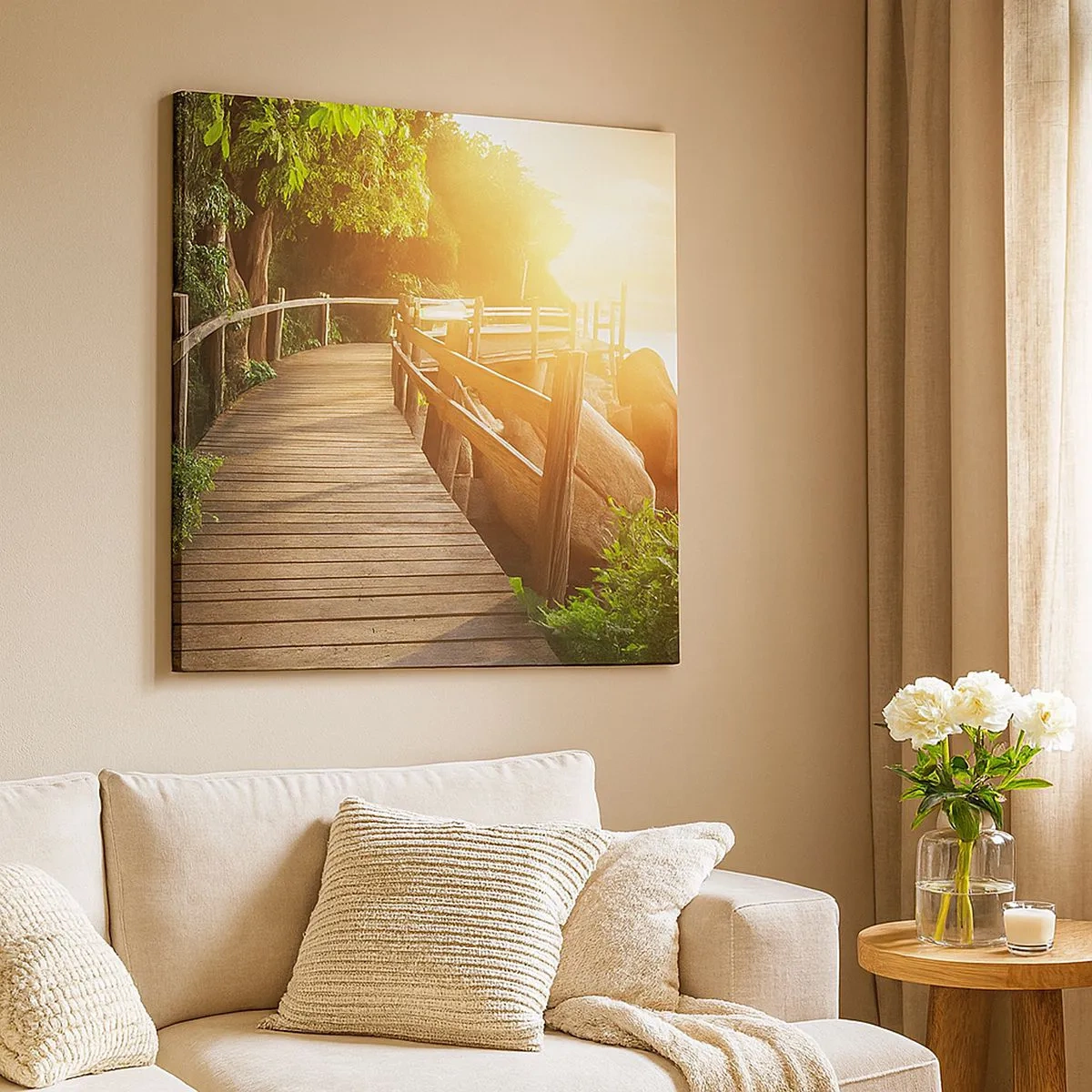 Quadro su tela - Stampe su Tela - Altra curva, altre meraviglie - 30x30 cm