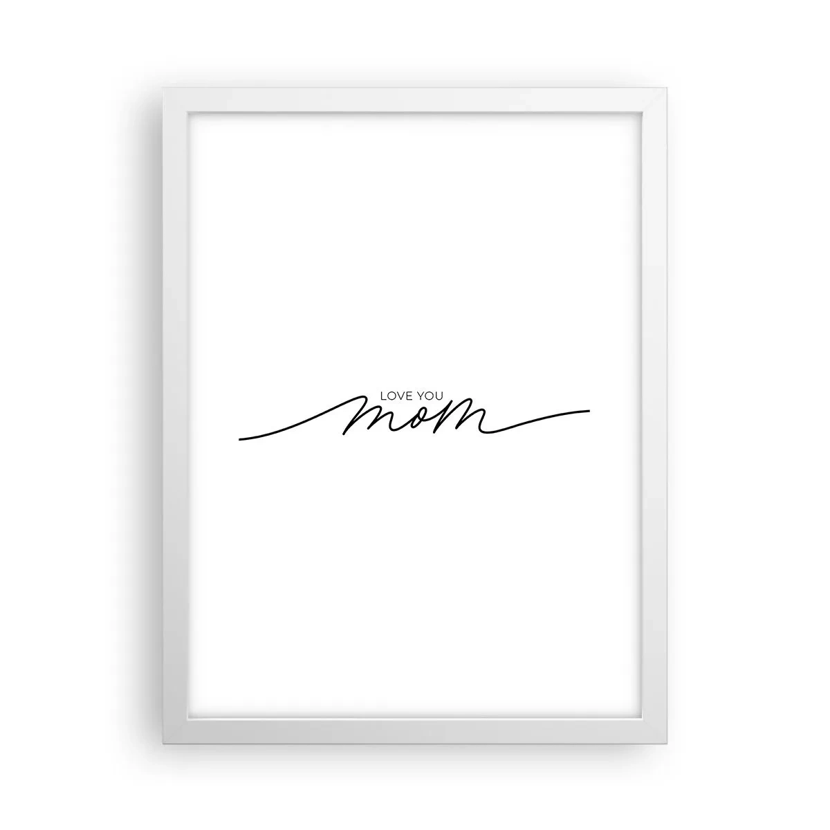 Poster in cornice bianca - Grande commozione - 30x40 cm