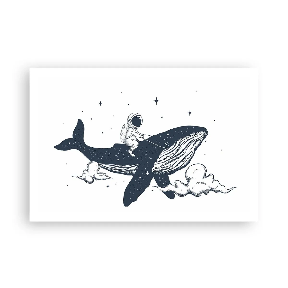 Poster - Avventura nello spazio - 91x61 cm