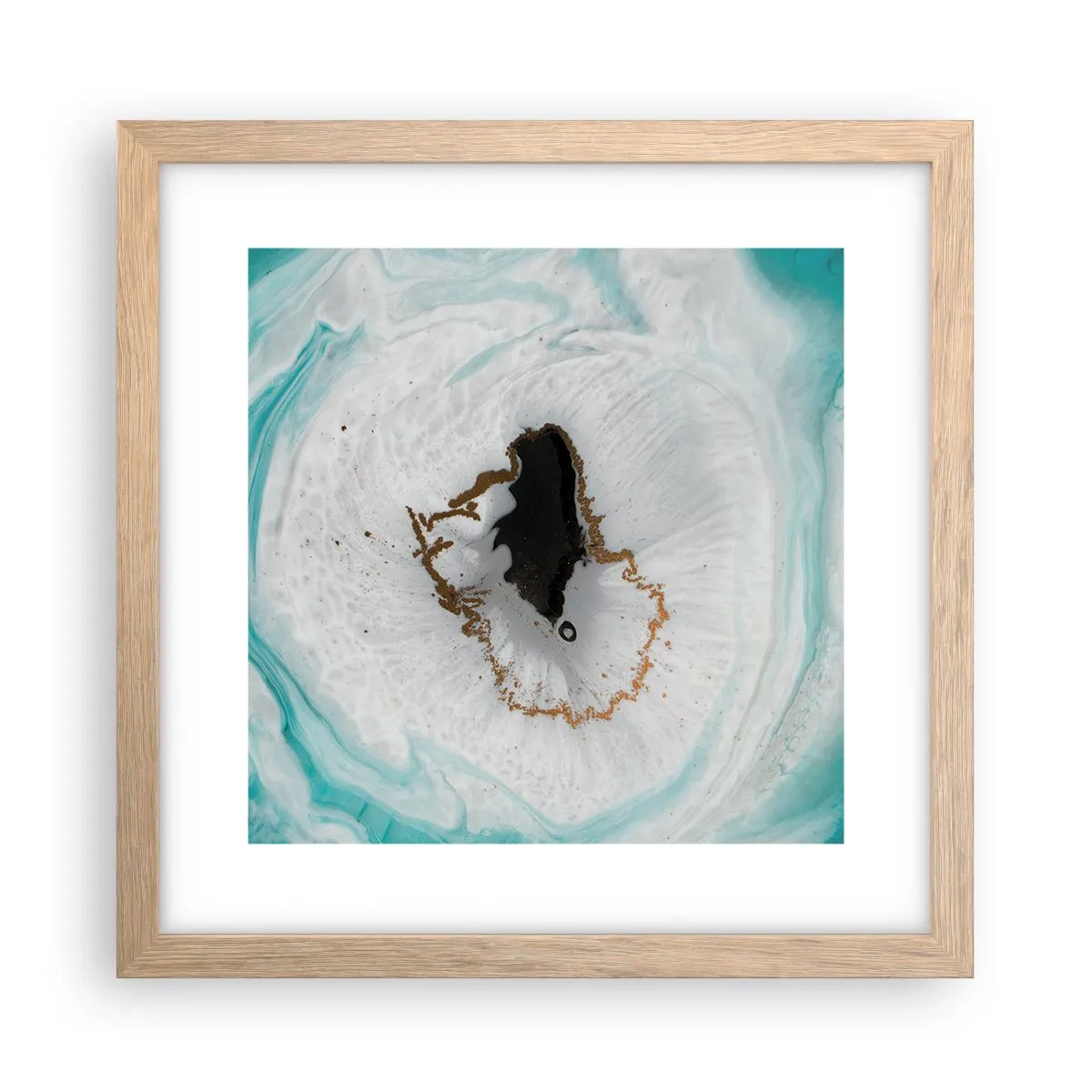 Poster in cornice rovere chiaro - Penetrare all'interno - 30x30 cm
