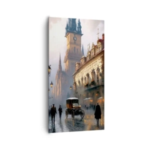 Quadro su tela - Stampe su Tela - Il fascino delle sere di Praga - 65x120 cm