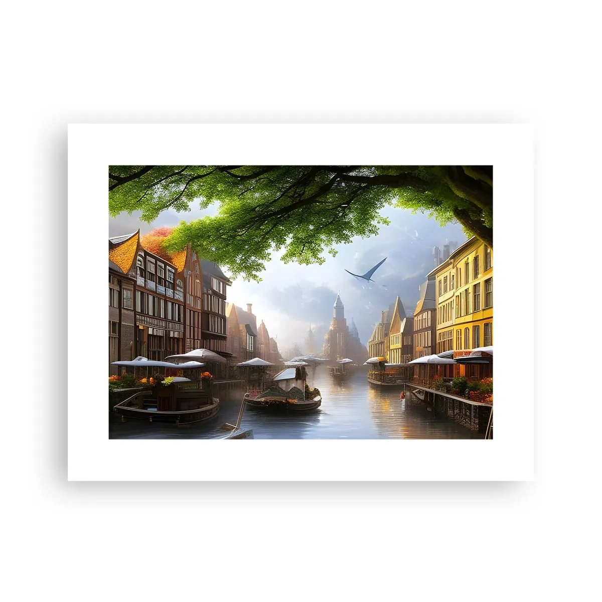 Poster - Paesaggio urbano olandese - 40x30 cm