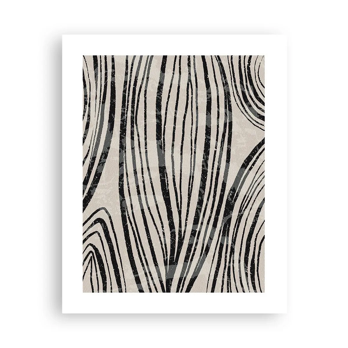 Poster - Una palude di linee - 40x50 cm