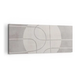 Quadro su tela - Stampe su Tela - Tondo e dritto - 100x40 cm