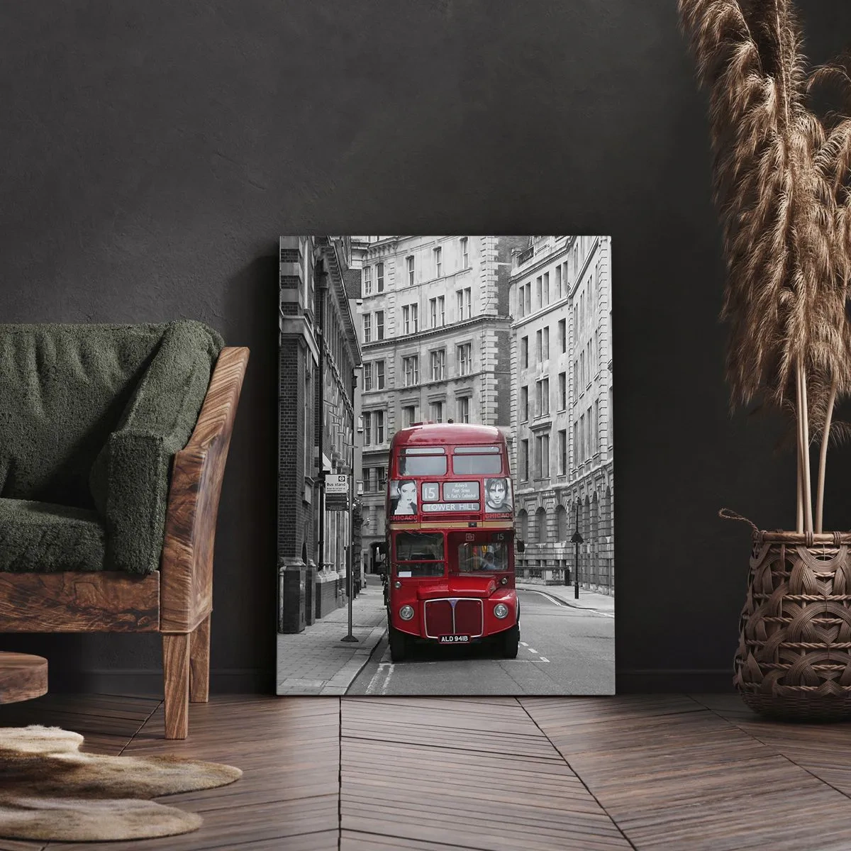 Quadro su tela - Stampe su Tela - Il quotidiano non deve essere grigio - 65x120 cm