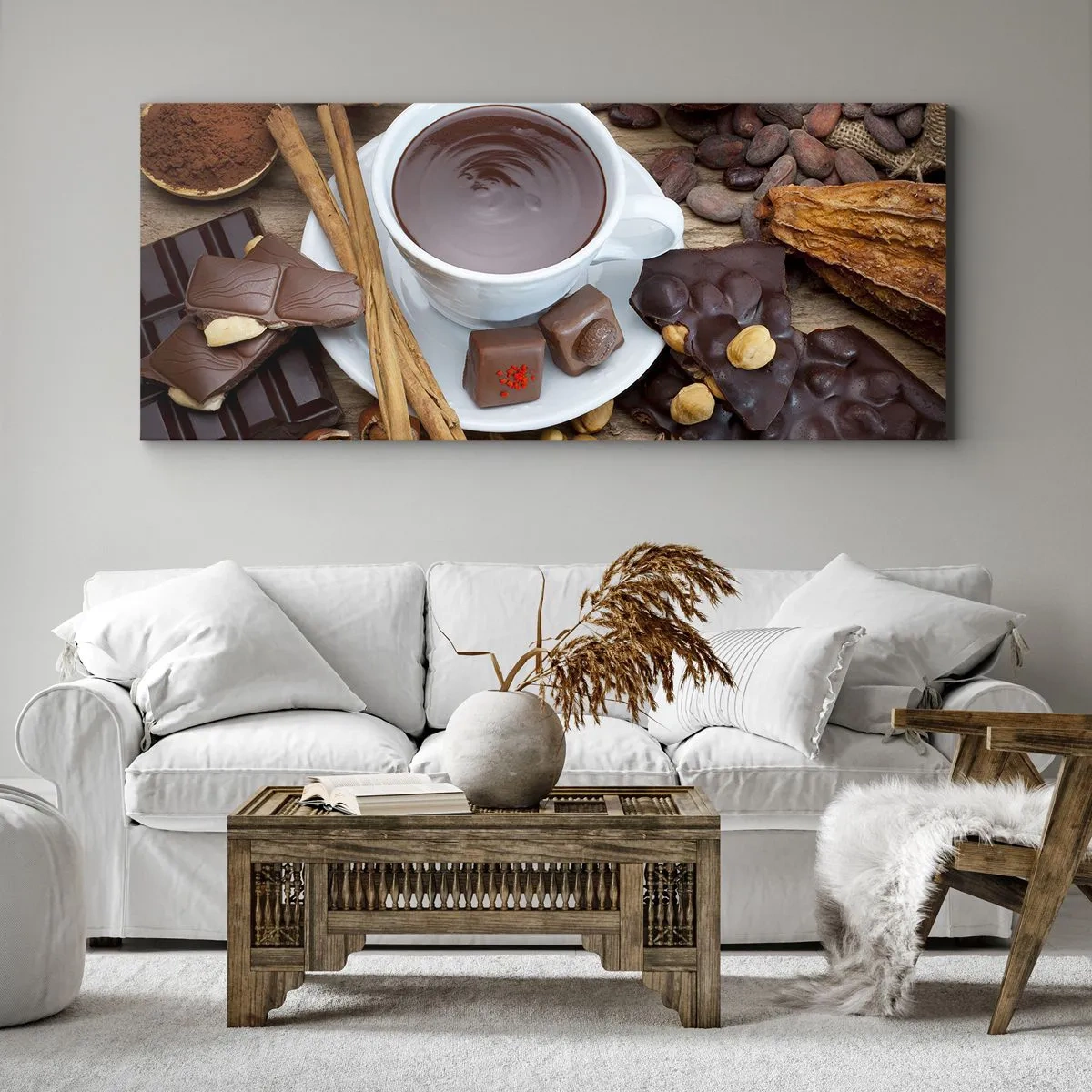 Quadro su tela - Stampe su Tela - Dalla fantastica fabbrica di cioccolato - 90x30 cm