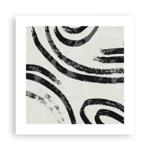 Poster - Interrotto a metà - 40x40 cm