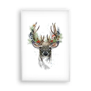 Poster in cornice bianca - Nell'abito della festa - 61x91 cm