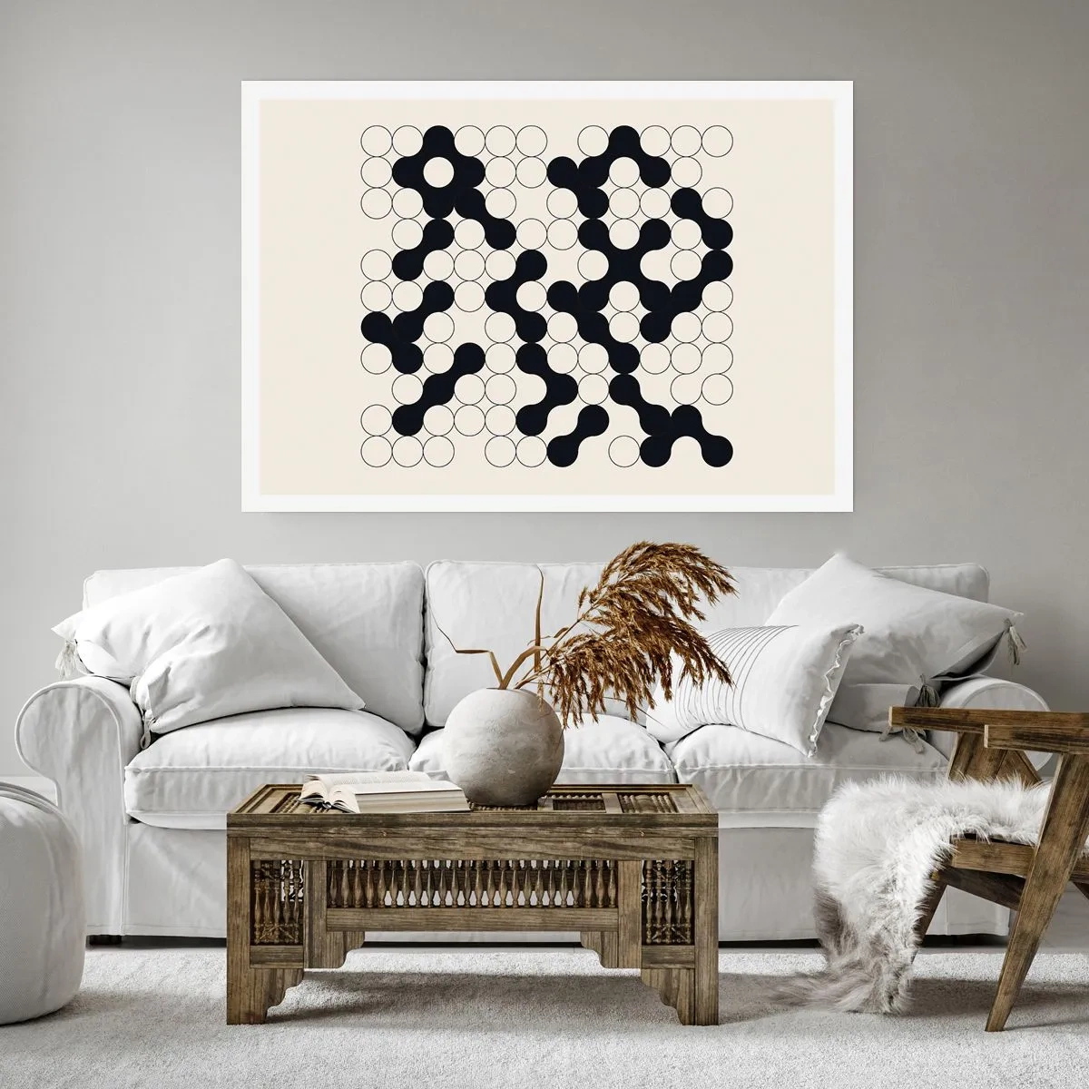 Poster - Gioco cinese: variazione - 40x30 cm