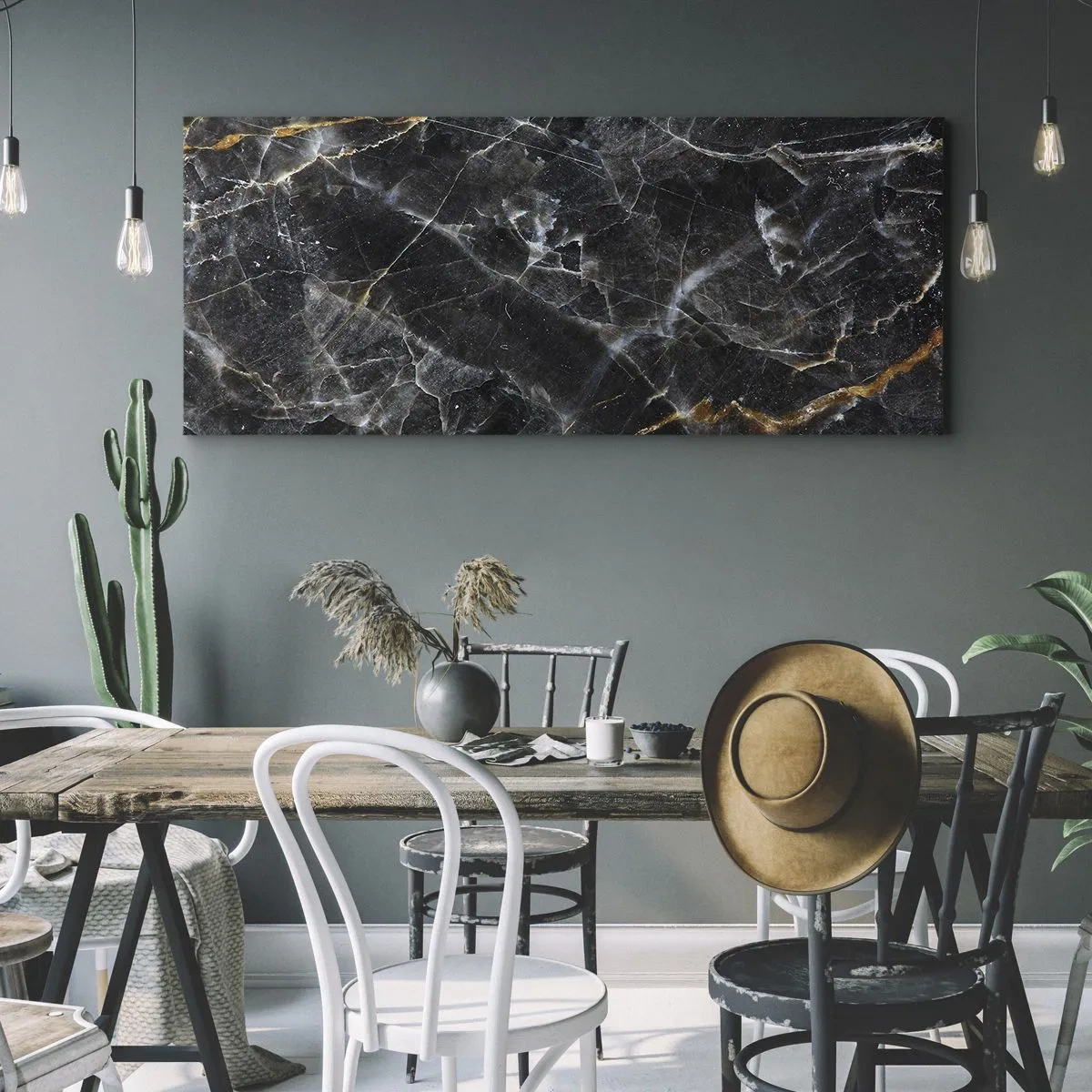 Quadro su tela - Stampe su Tela - La vita interiore delle pietre - 100x40 cm