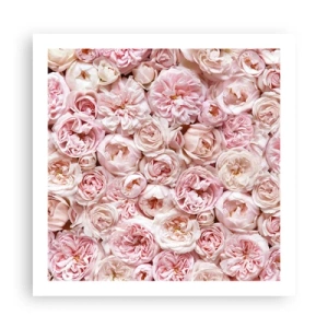 Poster - Coperto di rose - 60x60 cm