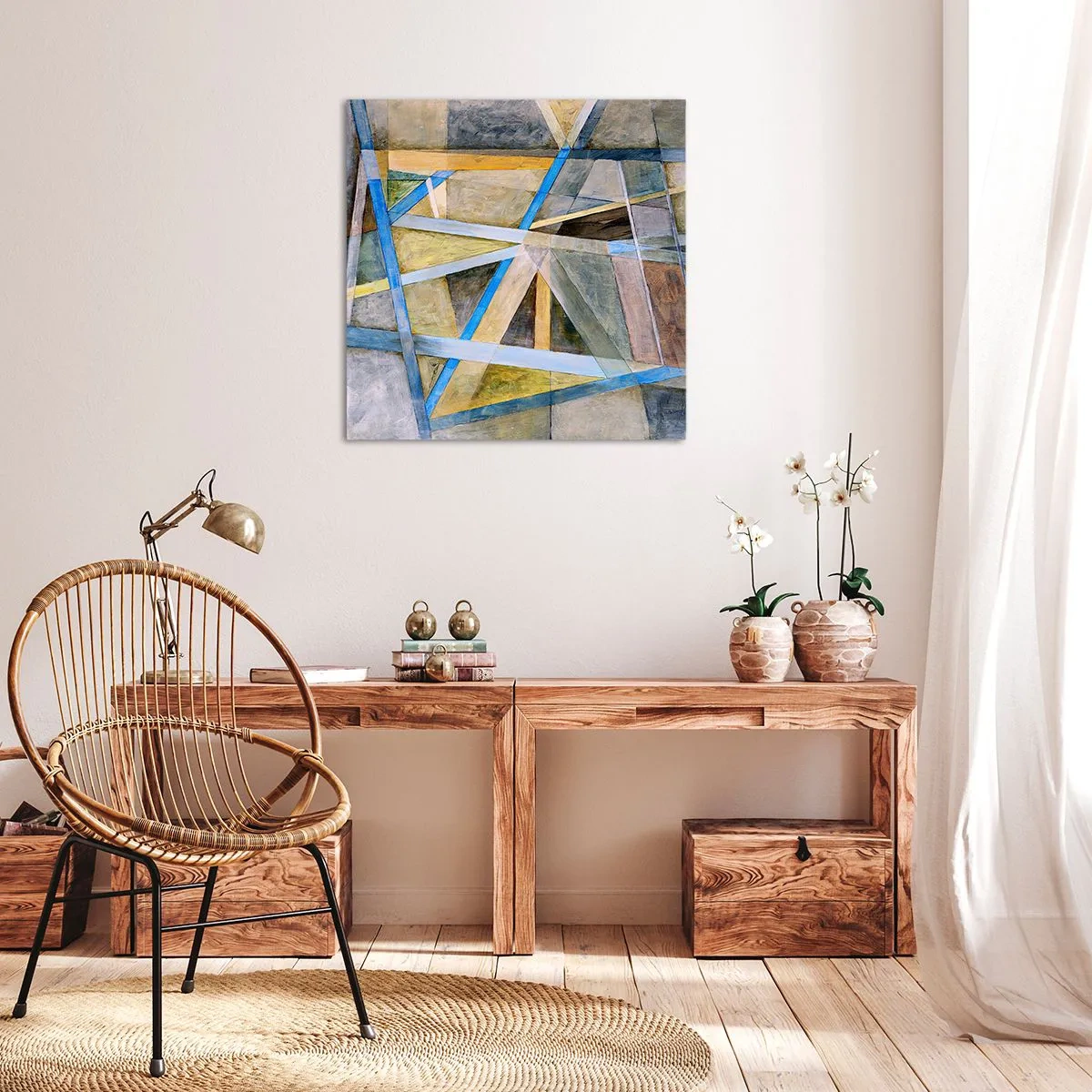 Quadro su tela - Stampe su Tela - Dritto o obliquo? - 30x30 cm