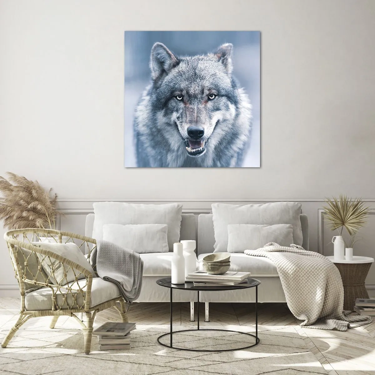 Quadro su vetro - Accetti la sfida? - 30x30 cm