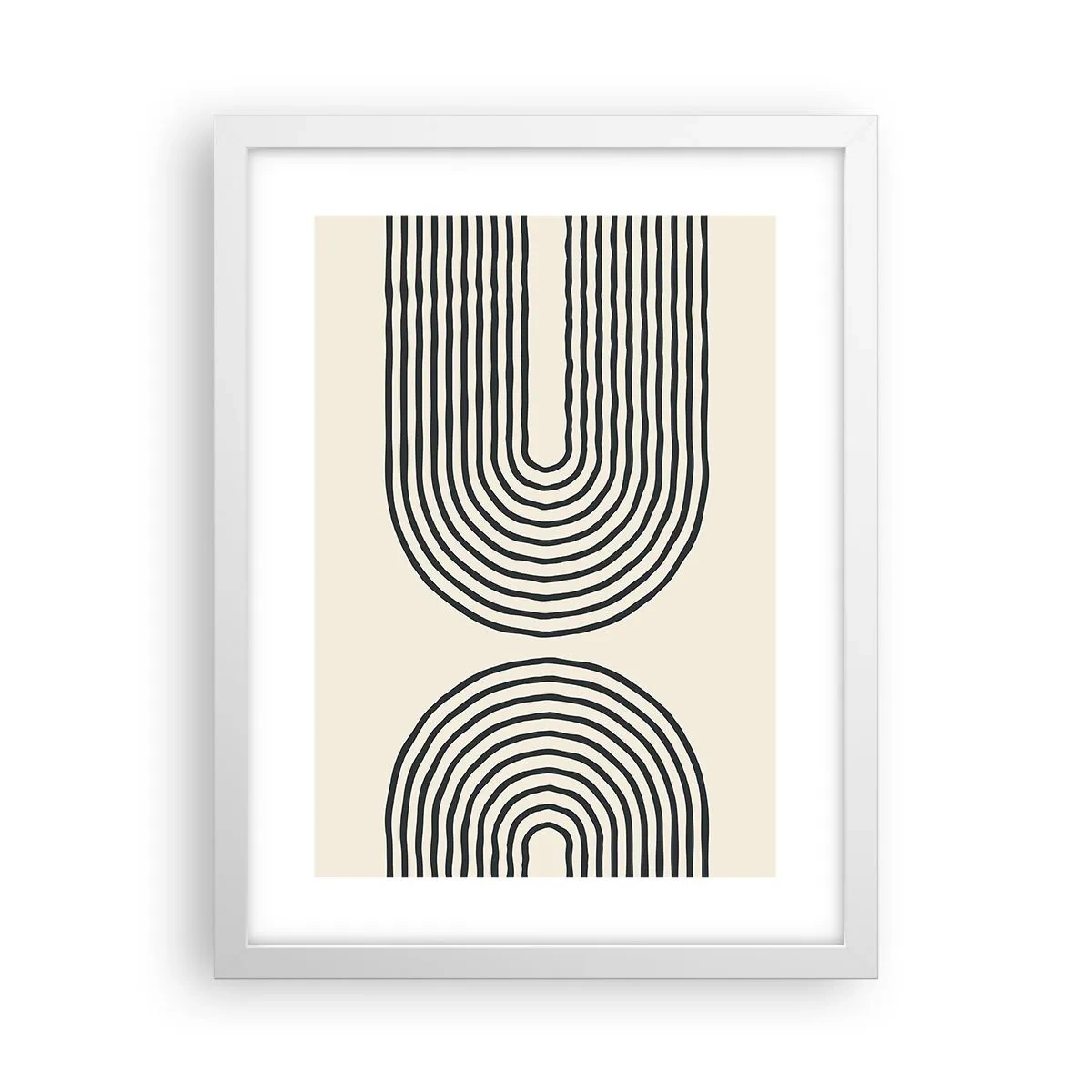 Poster in cornice bianca - Tra un attimo... - 30x40 cm