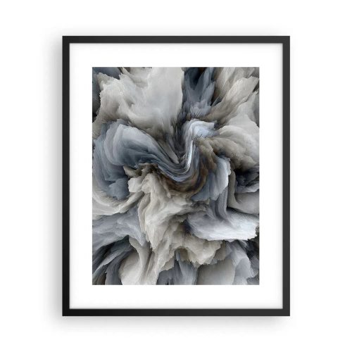 Poster in cornice nera - Pietra in fiore - 40x50 cm