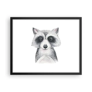 Poster in cornice nera - Un attimo di commozione - 50x40 cm