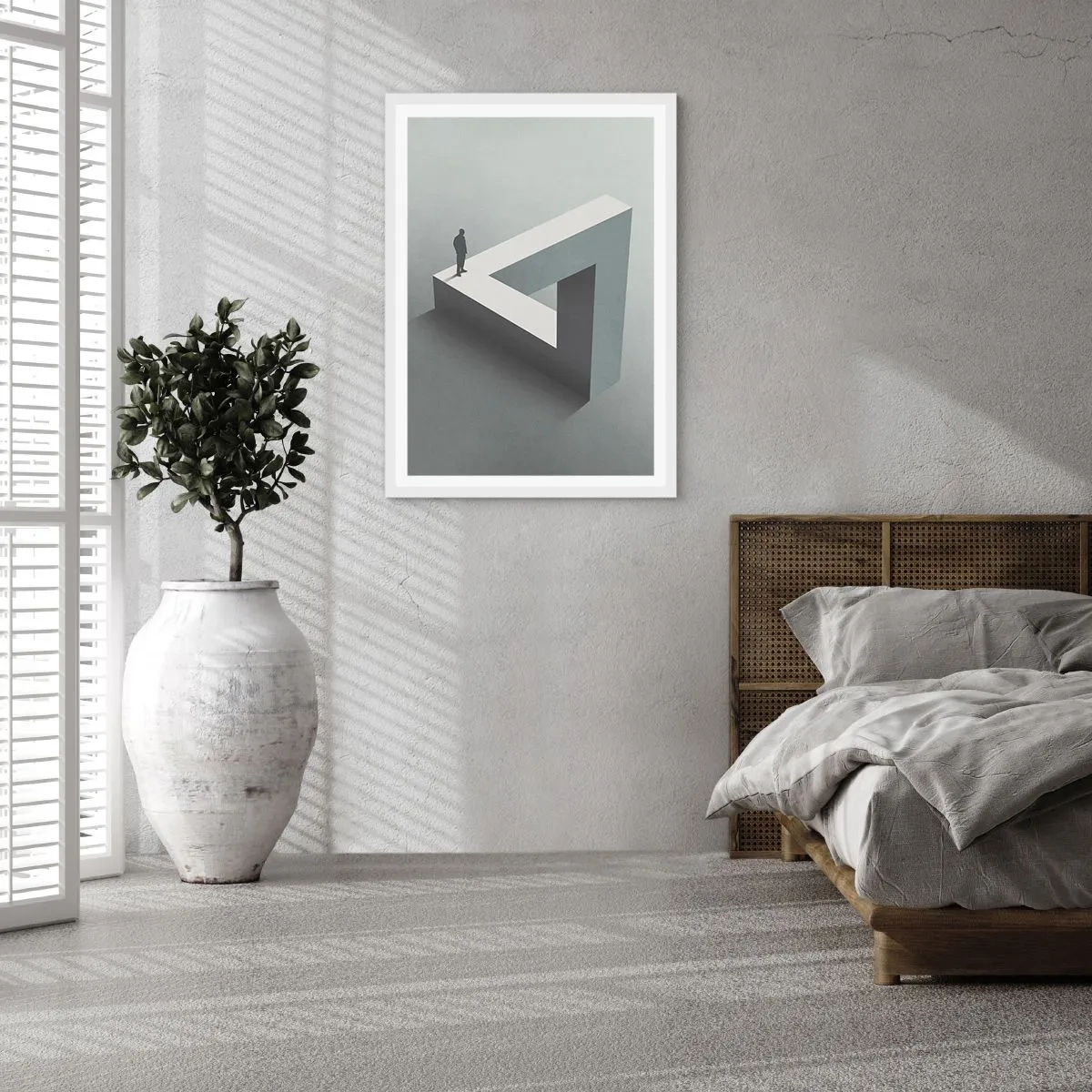 Poster in cornice bianca - Eppure è possibile - 40x50 cm